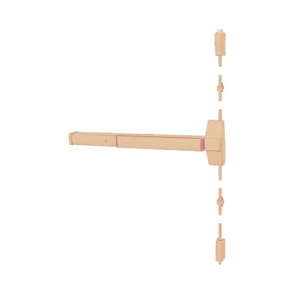 SVR Exit Device, 612 Satin Bronze, RHR, 36, SNB